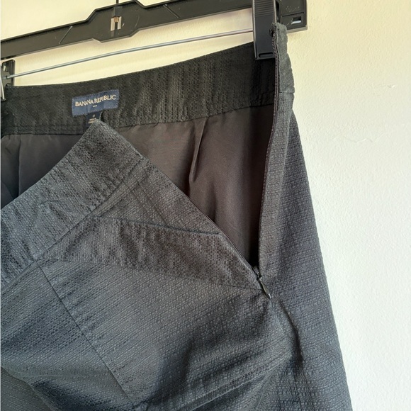 Banana Republic Black Cotton Mini Skirt with Pockets Size 8 - Picture 6 of 6
